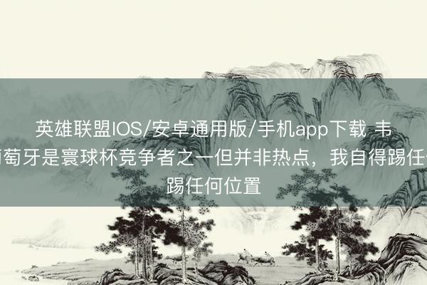 英雄联盟IOS/安卓通用版/手机app下载 韦加：葡萄牙是寰球杯竞争者之一但并非热点，我自得踢任何位置